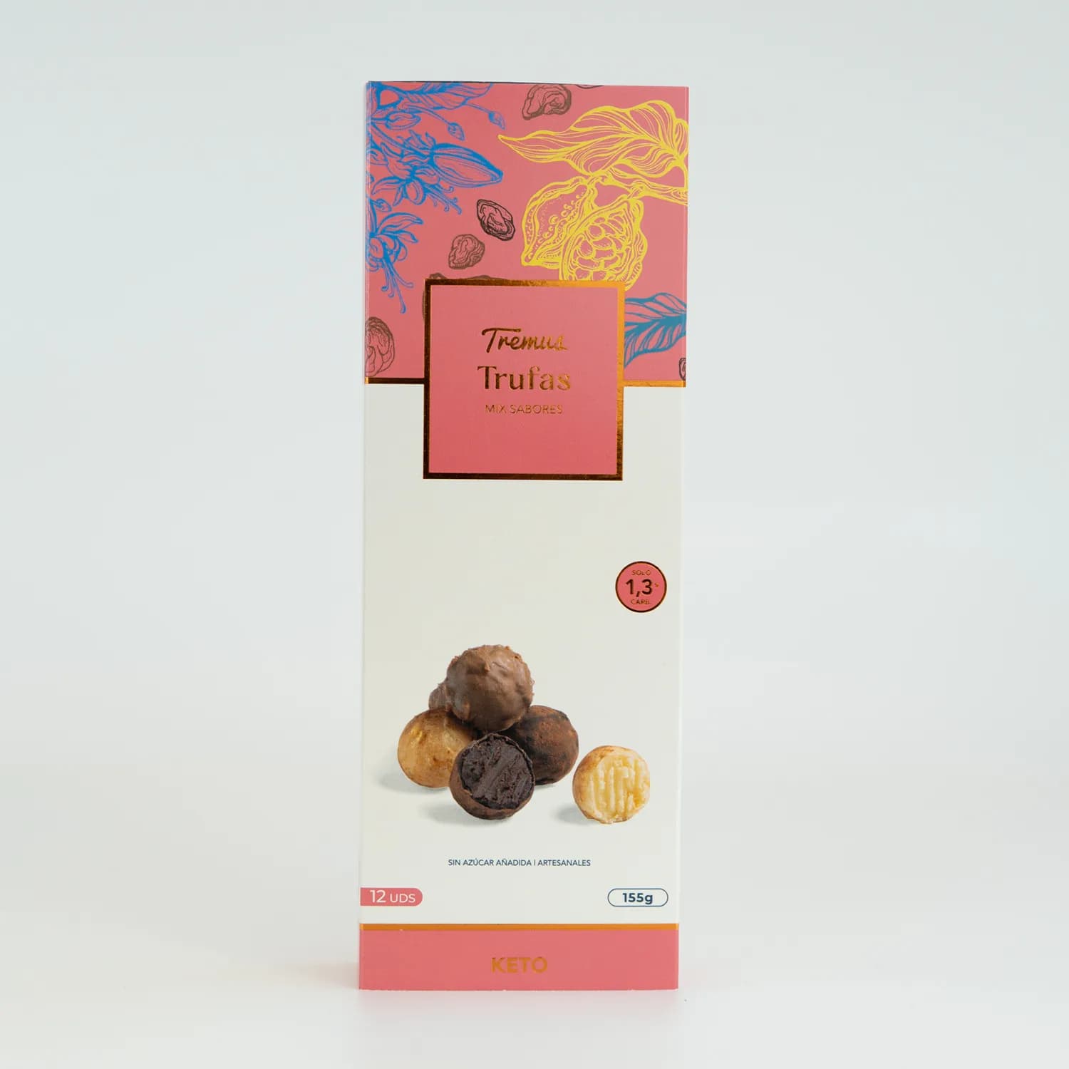 Mix de Trufas, Keto, Sin Azúcar Añadida, 155 g