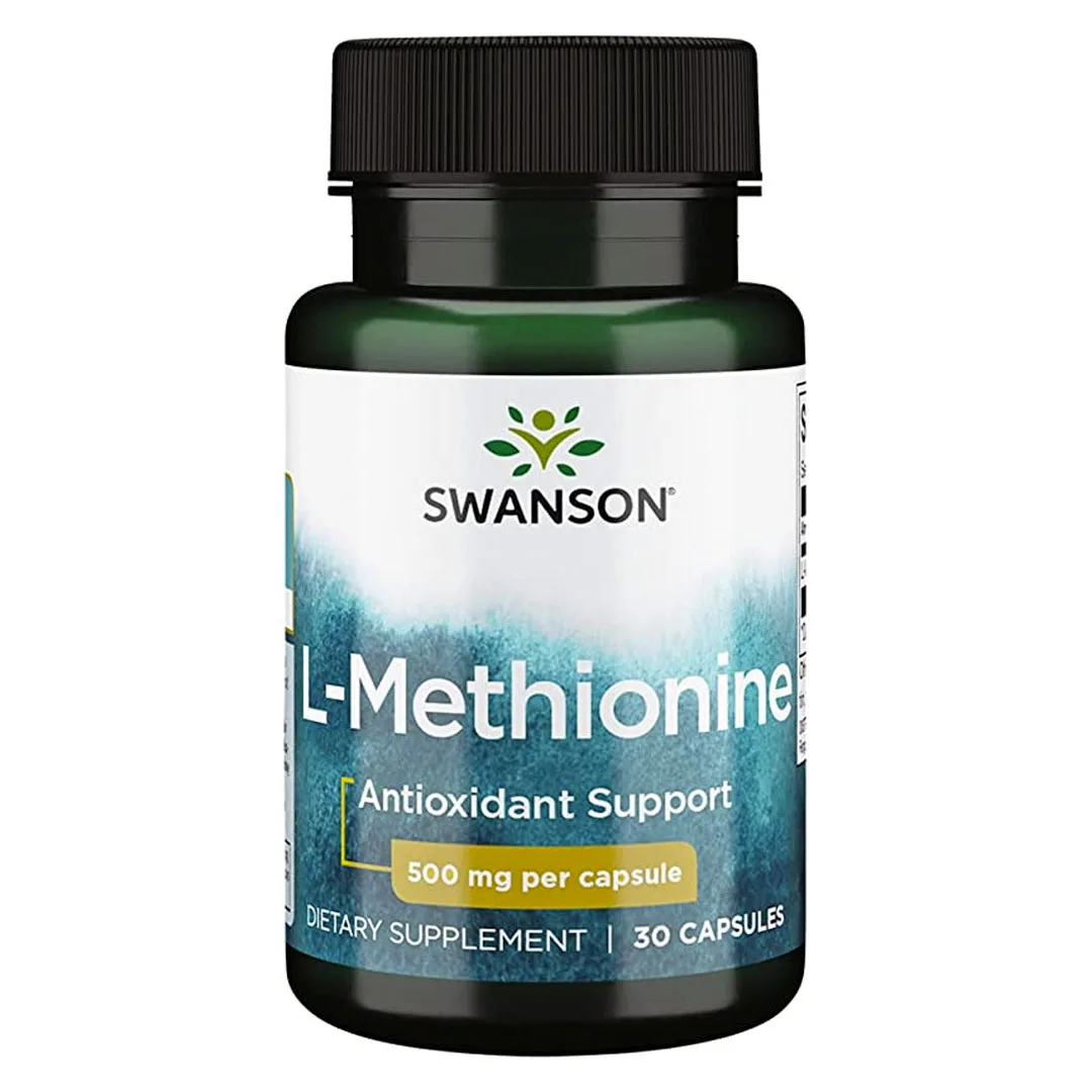 L- Metionina 500 Mg 30 Cápsulas
