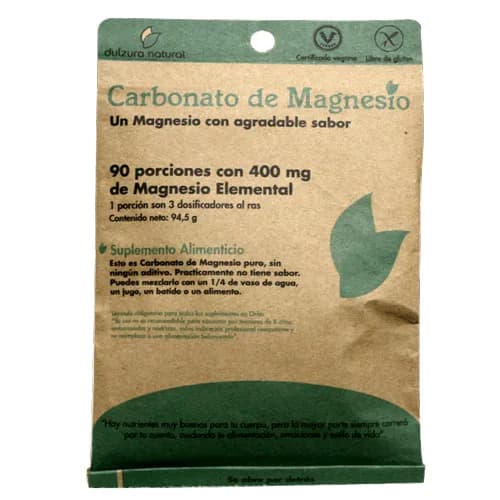 Carbonato de Magnesio en Polvo 125grs