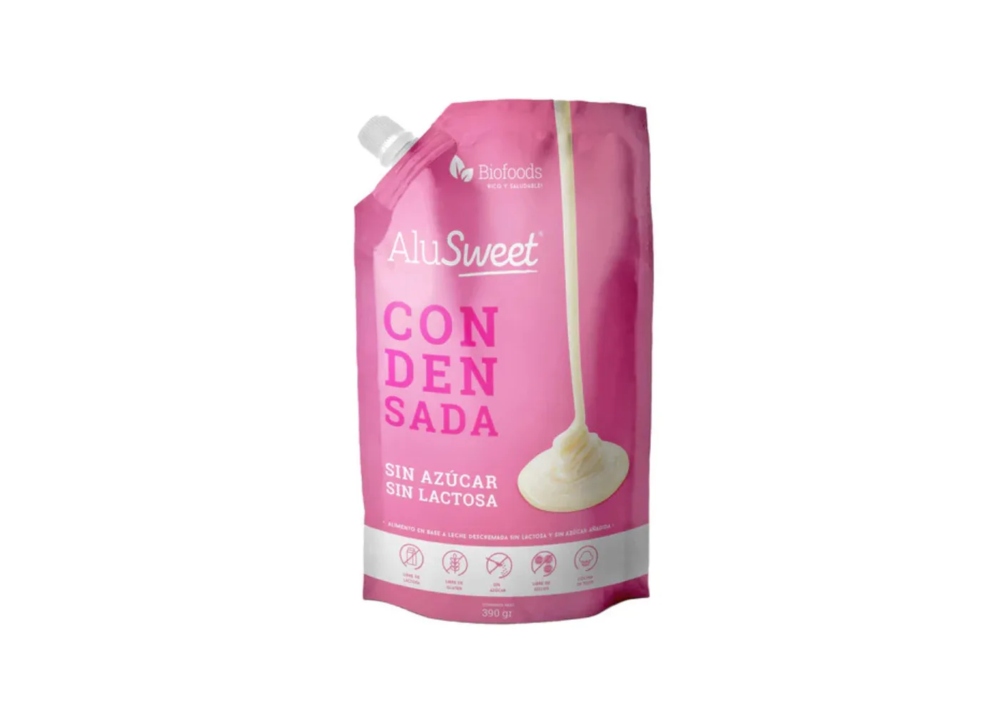 Leche Condensada Sin Azúcar-Lactosa 390gr