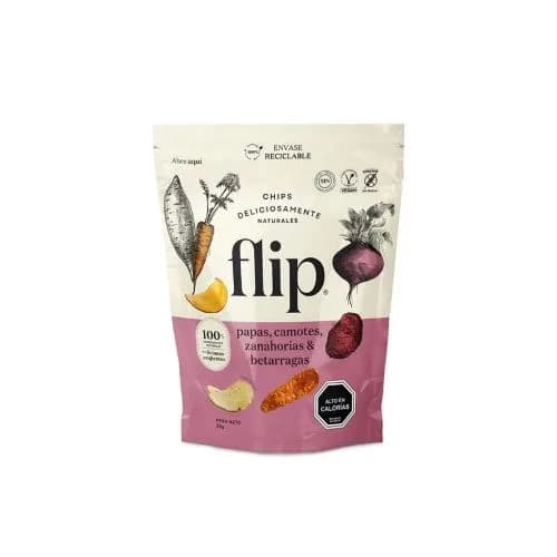 Chips Mix Papa, Camote, Zanahoria y Beterraga 30Gr