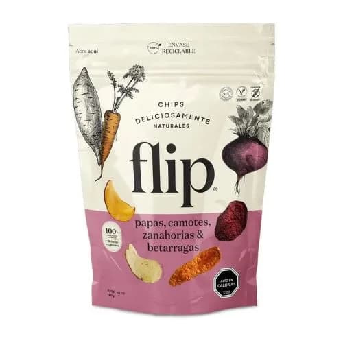 Chips Mix Papa, Camote, Zanahoria y Beterraga 140Gr