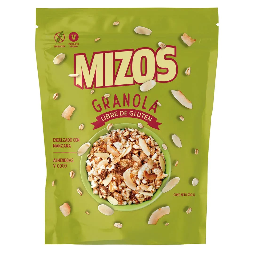 Granola Almendra y Coco sin gluten 250 grs