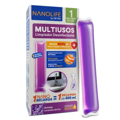 Recarga Limpiador Multiuso Desinfectante Lavanda para 1 Lt