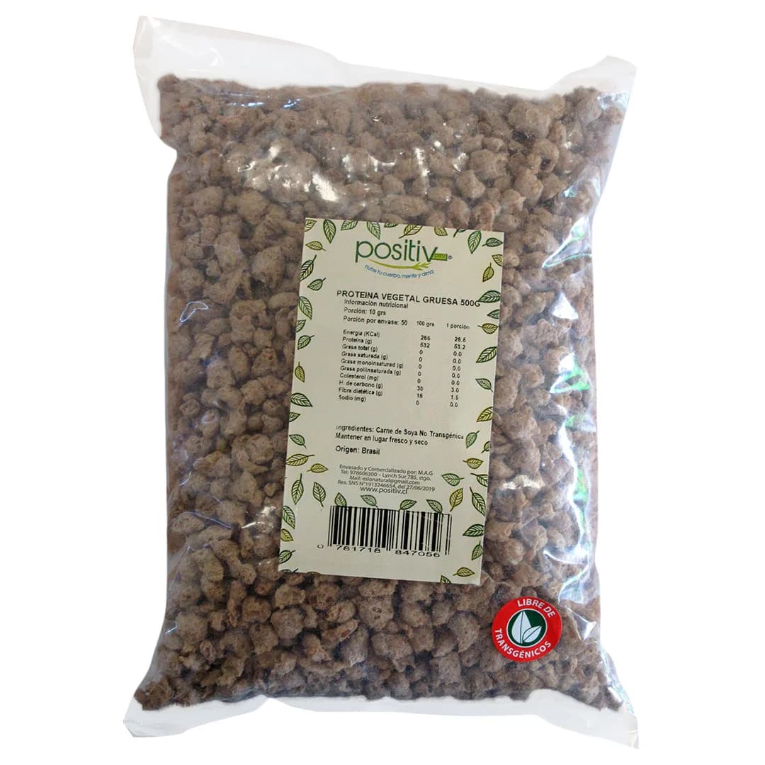 Proteína de Soya Gruesa 500 gr