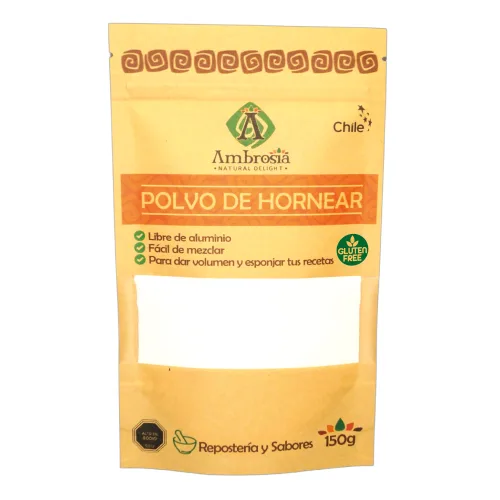 Polvos de Hornear Libres de Gluten 150 grs