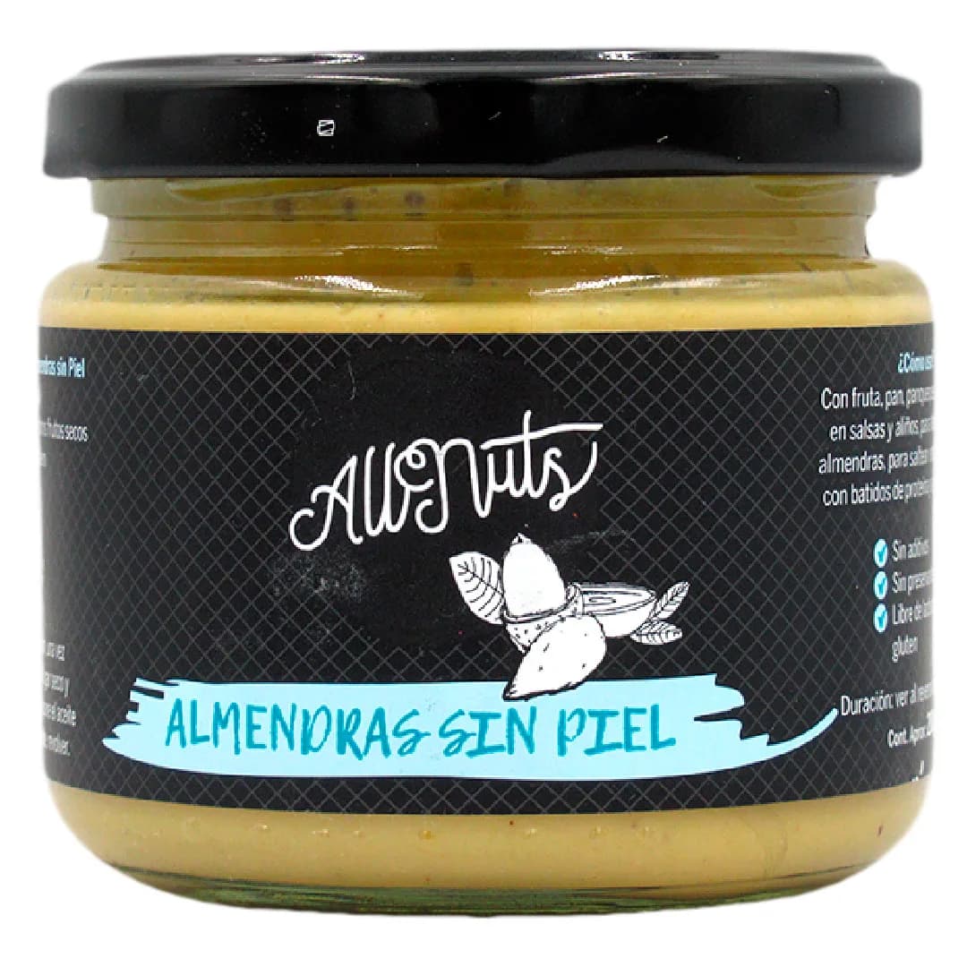 Mantequilla de Almendras sin Piel 200 grs