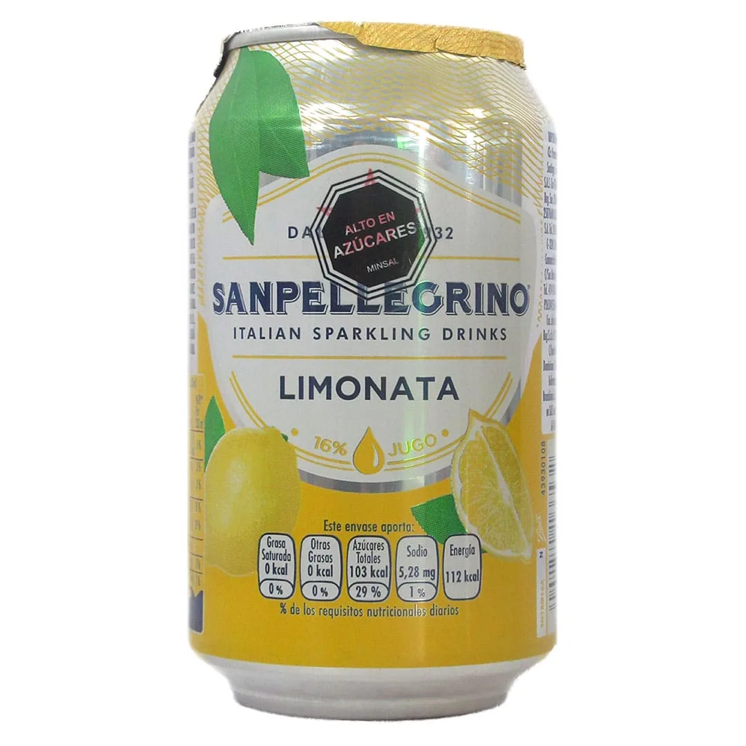 Agua Gasificada con jugo de limon 330 ml