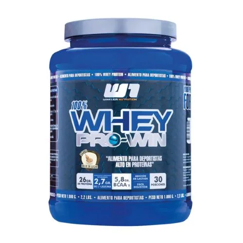 Whey Protein Pro-Win Sabor Dulce de Leche 1 Kg