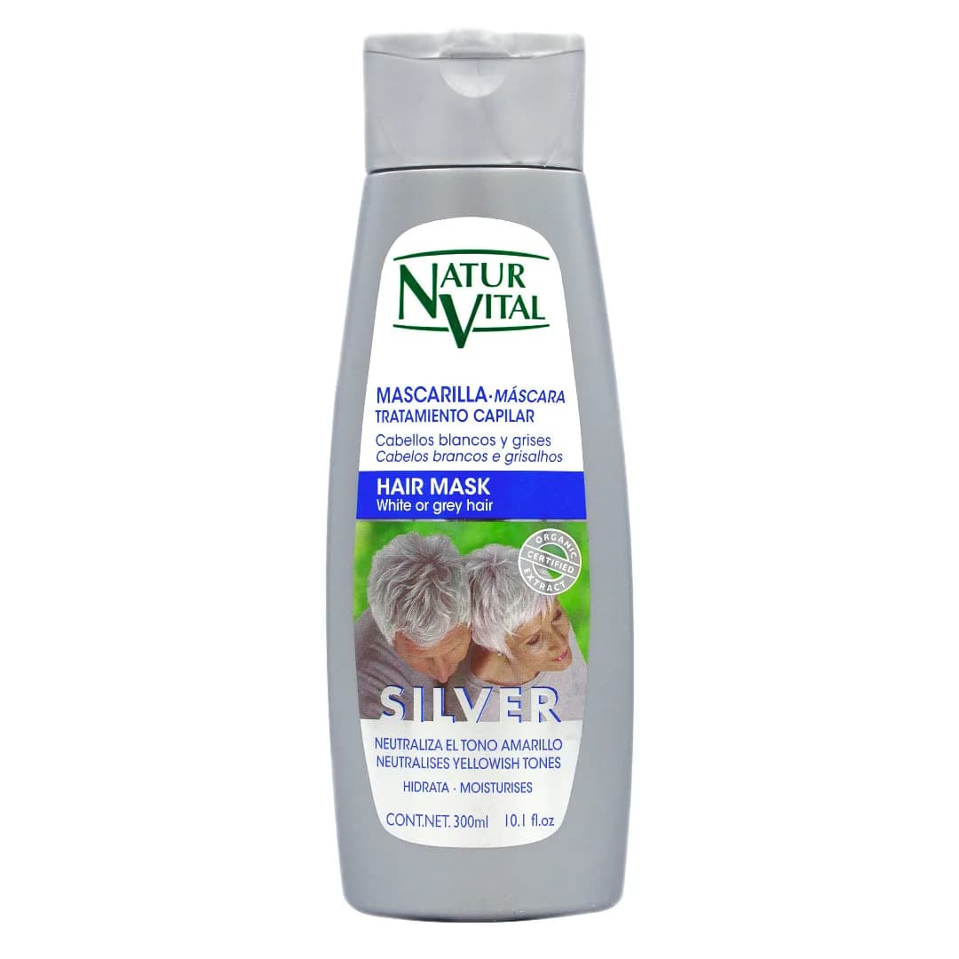 Mascarilla SilverCabellos blancos y grises 300ml