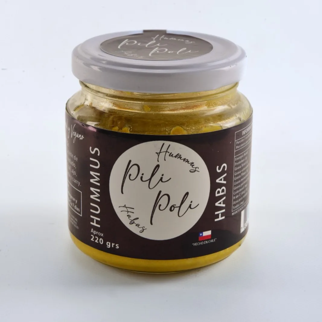 Hummus habas Curry 220 grs