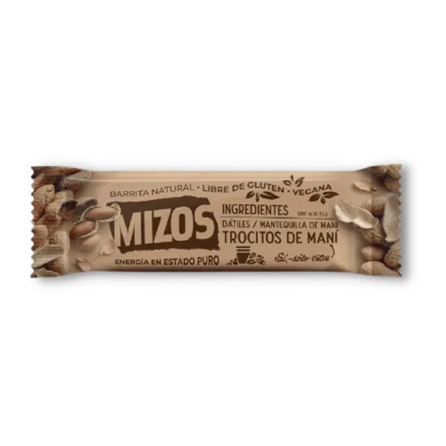 Barra Vegana Datiles y Maní 35 gr