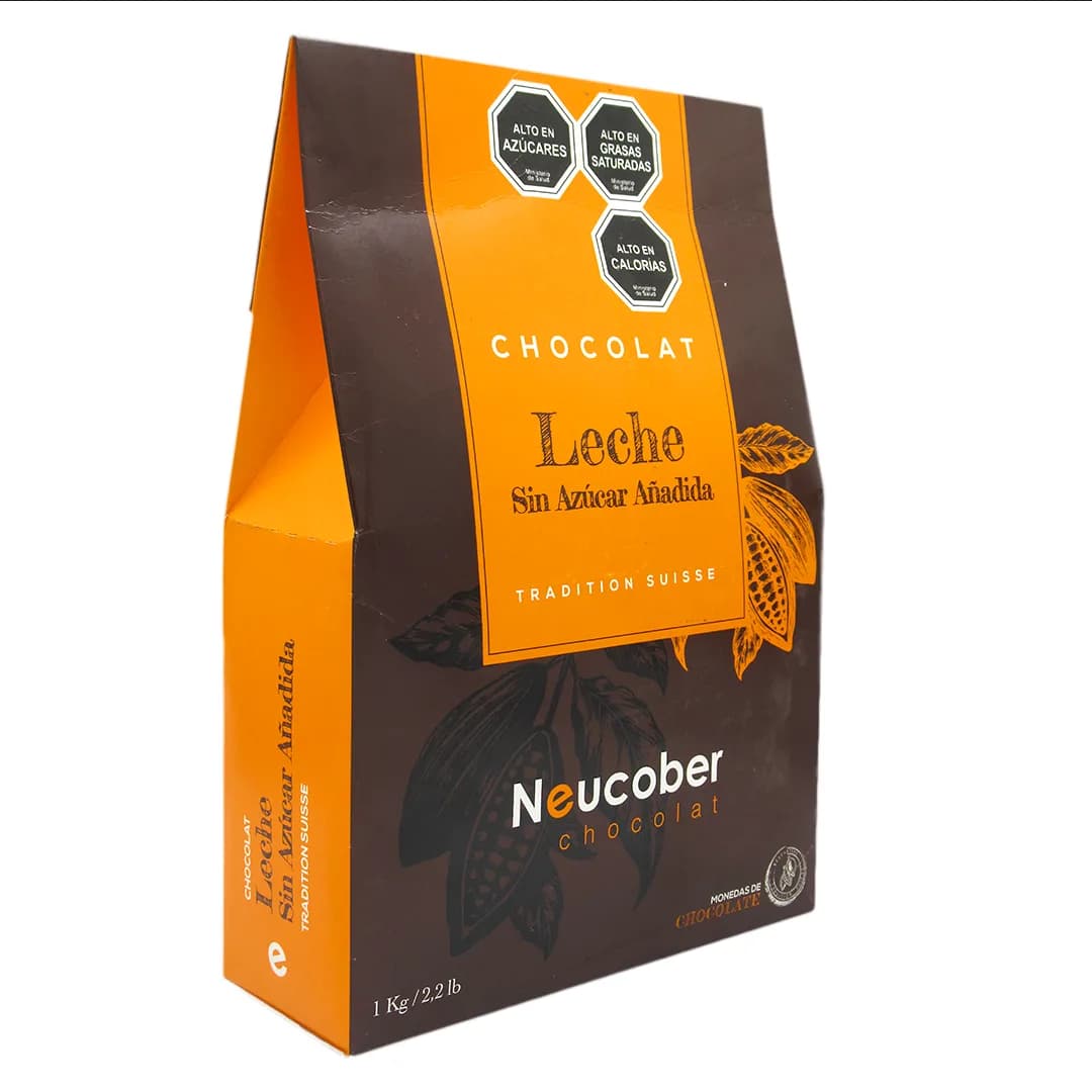 Monedas de Chocolate de Leche sin Azúcar sin gluten 1 kg