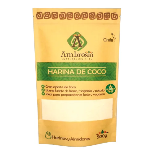 Harina de Coco Libre de Gluten 500 grs