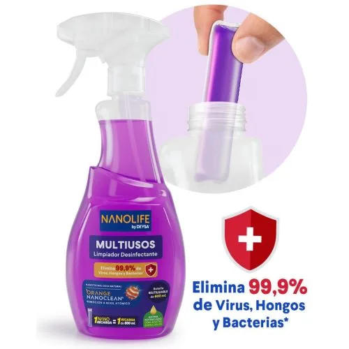 Limpiador Multiuso Desinfectante Lavanda Recargable 1 Lt