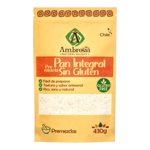 Premezcla Pan Integral Libre de gluten 500 grs