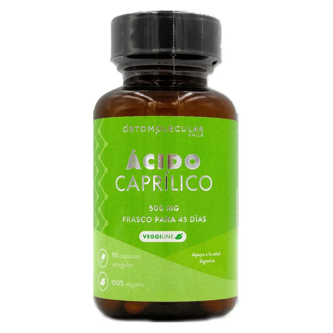 Acido Caprilico 500 mg Vegano 90 capsulas vegetales