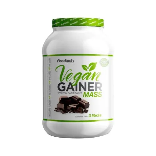 Gainer Mass Vegano Sabor Chocolate 3 Lb