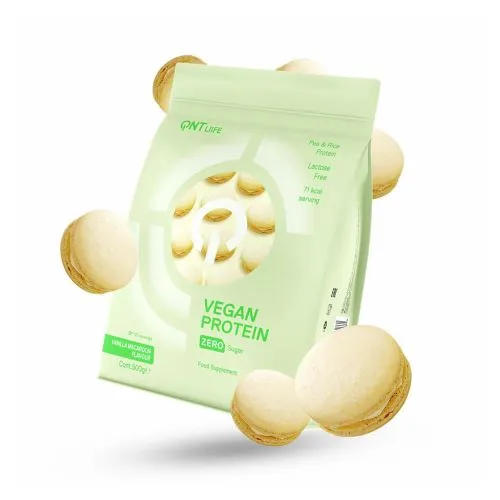 Proteína Vegana Sin Azúcar Vainilla Macaroon 500gr