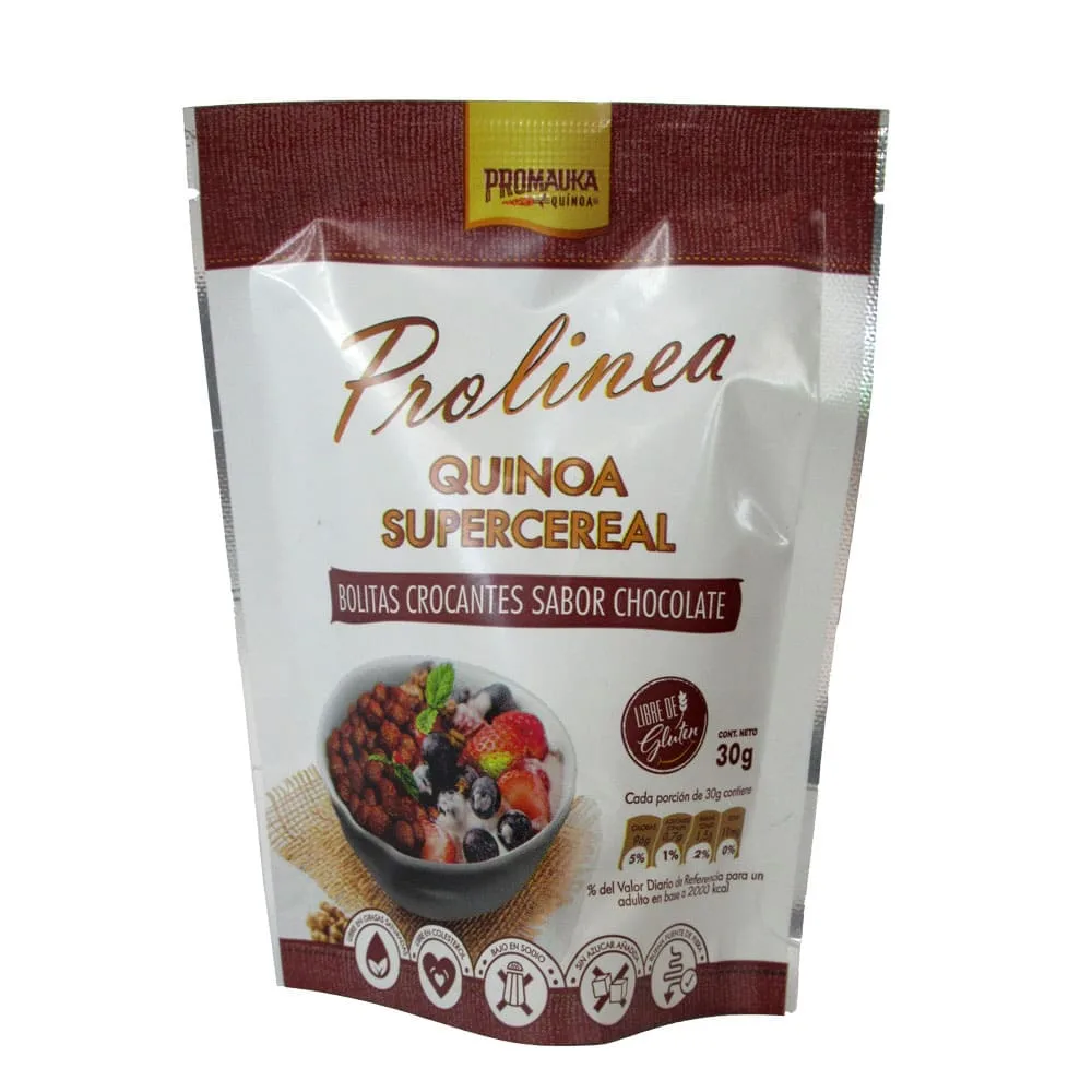Cereal de Quinoa Sabor Chocolate Sin Azúcar Añadida 30Grs