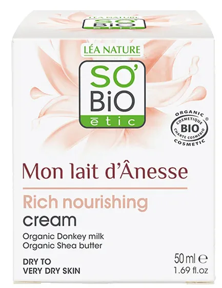 Crema Hidratante Leche de Burra Piel Seca 50 ml