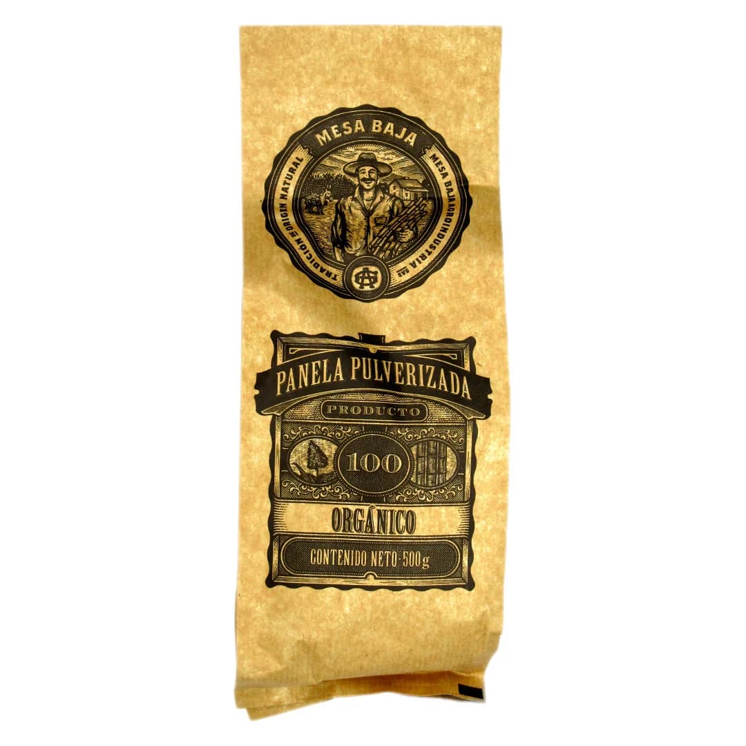 Panela Pulverizada Orgánica 500 grs