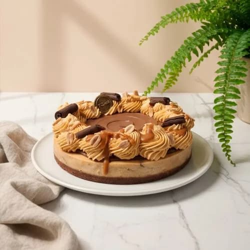 Cheesecake Estilo Snickers Keto, Sin Azúcar Añadida, 1500 g