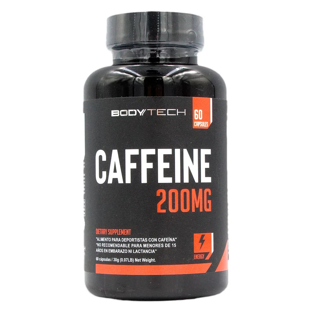 Cafeina 200 mg 60 Capsulas