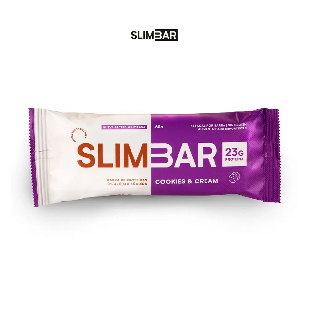 Barra de Proteína 0% Azúcar Sabor Cookies Cream 60 gr