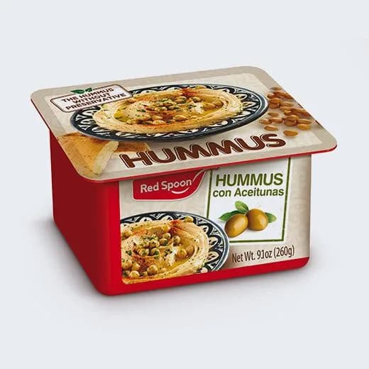 Hummus & Olives Sin Gluten Vegano Sin Preservantes