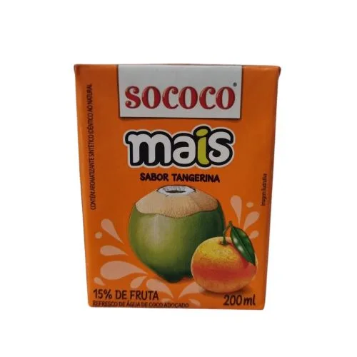 Agua de Coco Sabor Mandarina 200 ml