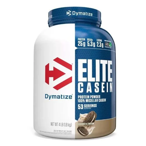 Elite Casein 4 LB Protein Cookies And Cream