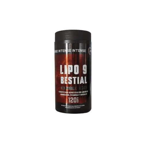Lipo 9 Bestial «Ultra Concentrado», 120 capsulas