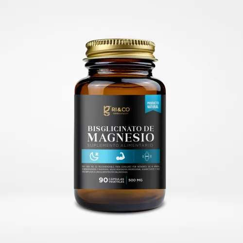 Bisglicinato de Magnesio 90 Caps 500 mg