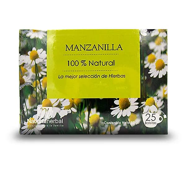 Infusión Mazanilla 100% natural 25 bolsitas