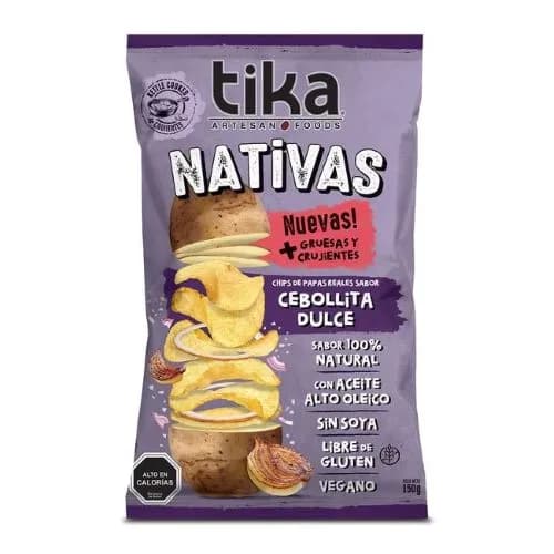 Chips de Papas Nativas de Cebollita Dulce Sin Glúten 150 grs
