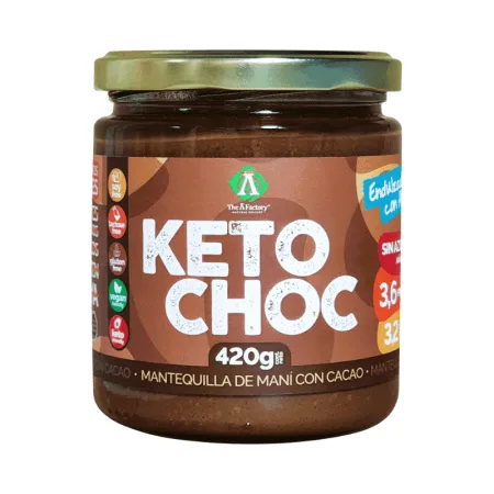 Mantequilla de Maní con Cacao Keto 420 gr