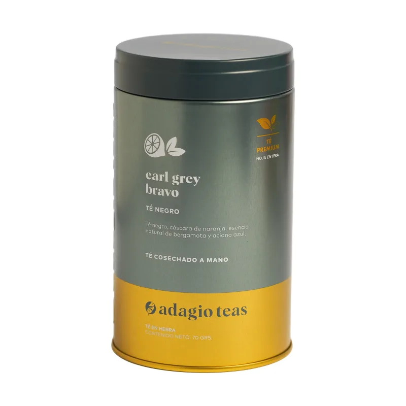 Té Premium Hoja Earl Grey Bravo. 70 grs.