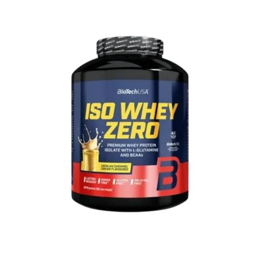 Proteína Iso Whey Zero Lactosa Sin Gluten Sabor Caramel Cream Flavoured 2270 grs