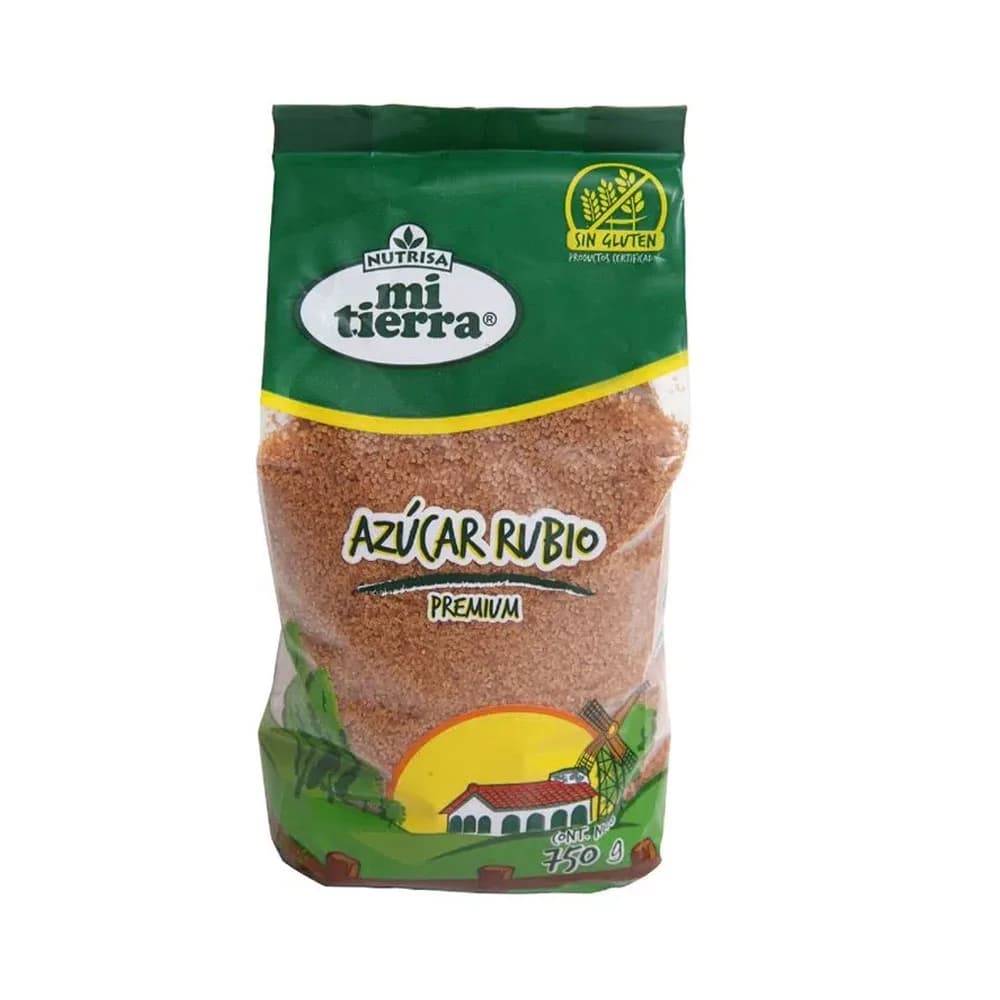 Azúcar Rubio Integral Premium 750gr