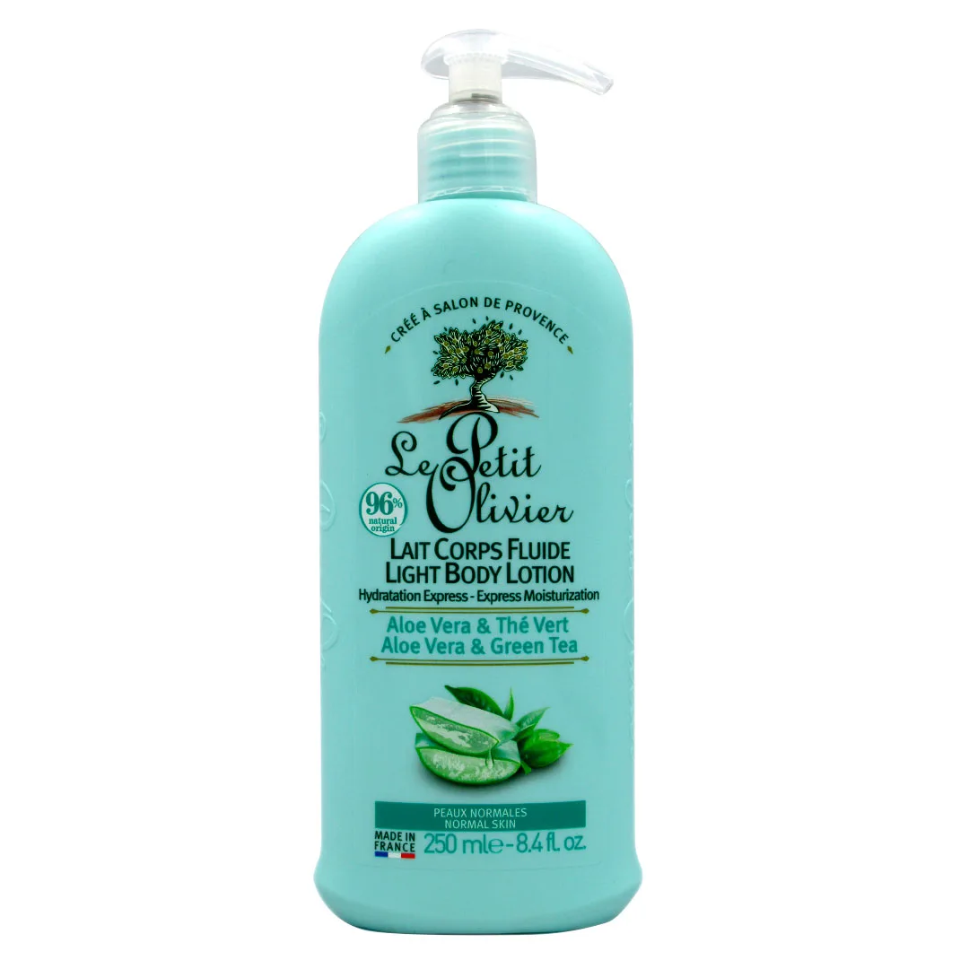 Leche Corporal Hidratante Express de Aloe Vera y Té Verde 250 ml