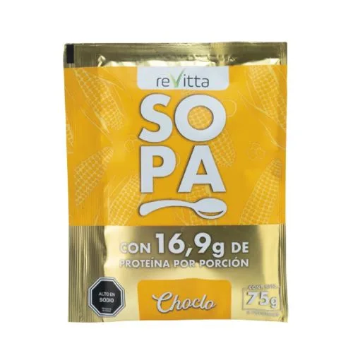 Sopa Proteica 16,9 gr por Porción Sabor Choclos 75 gr