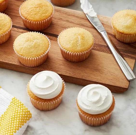 Cupcakes Keto sin azúcar Sabor Limón 6 un