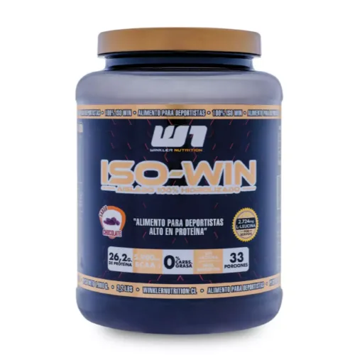 Proteína Iso-Win Aislado 100% Hidrolizado Sabor Chocolate 1 kg