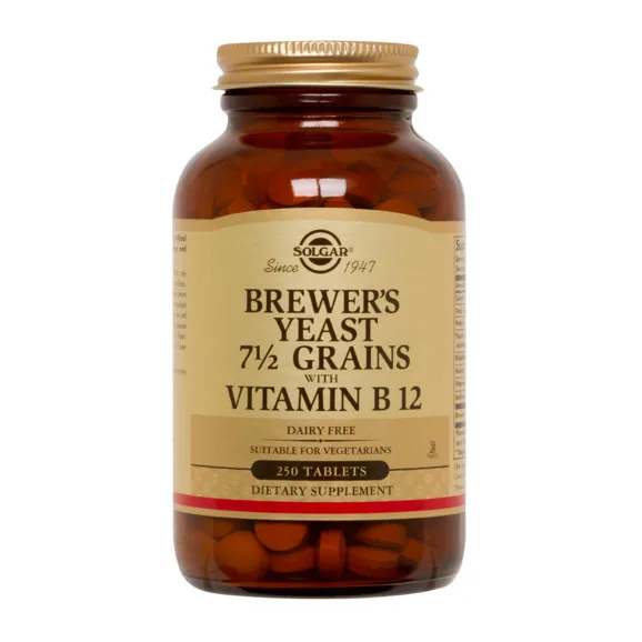 Levadura de Cerveza con Vitamina B12 Veganas 250 tabletas