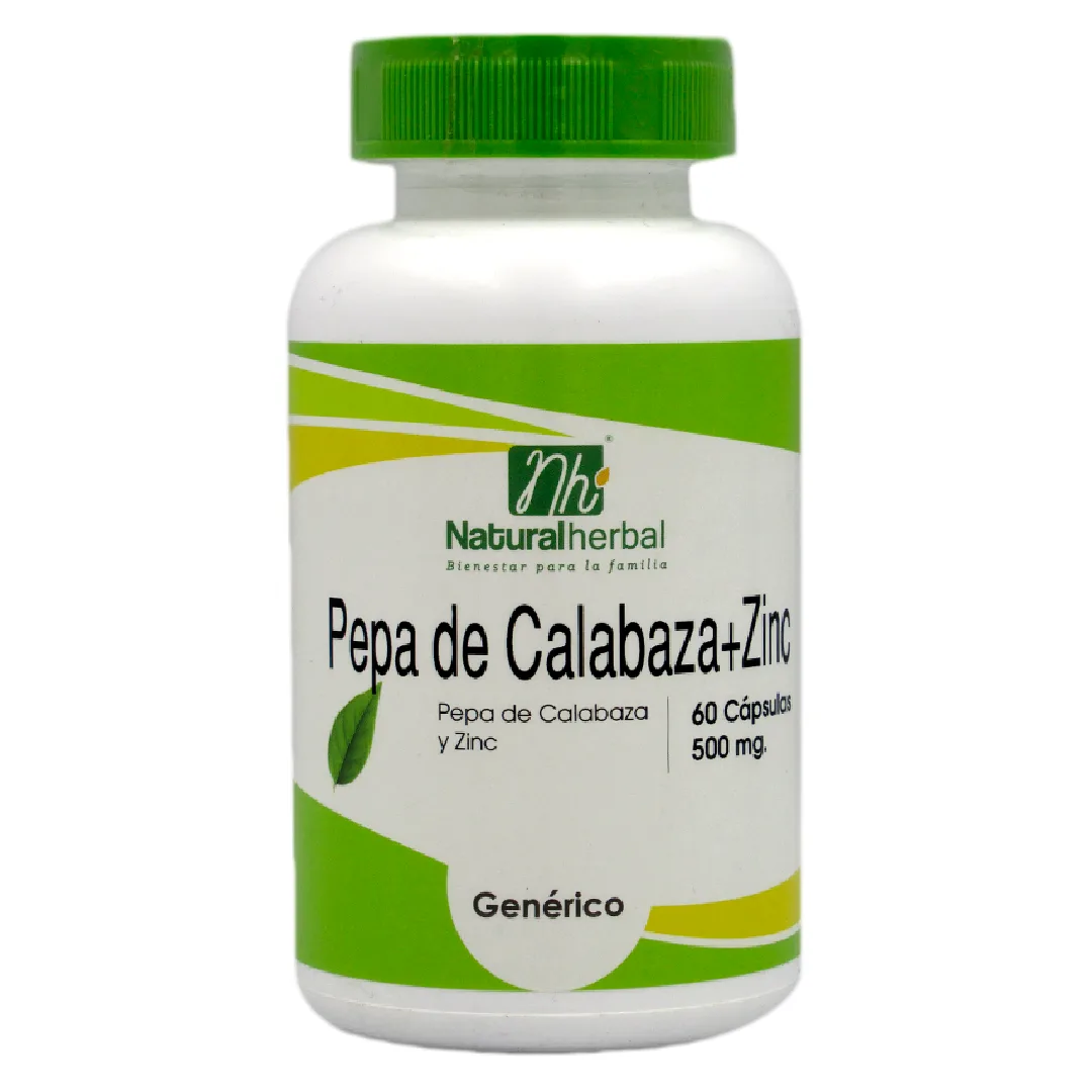Pepa de Calabaza + Zinc 60 capsulas