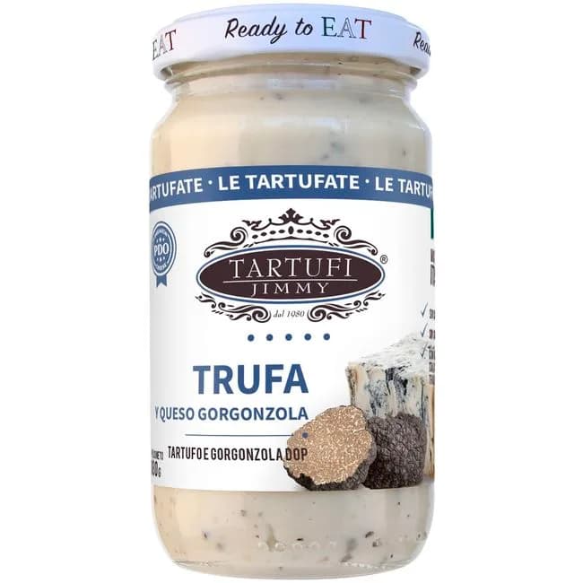 Crema de Trufa y Queso Gorgonzola sin preservantes ni conservantes 180 grs