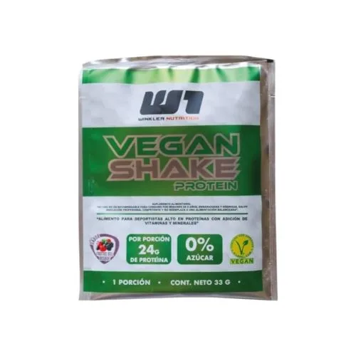 Sachet Protein Vegan Sabor Frutos del Bosque 33 gr