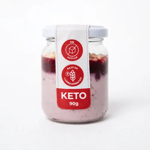 Postre Mousse de Berries Keto, Sin Azúcar Añadida, 90 g
