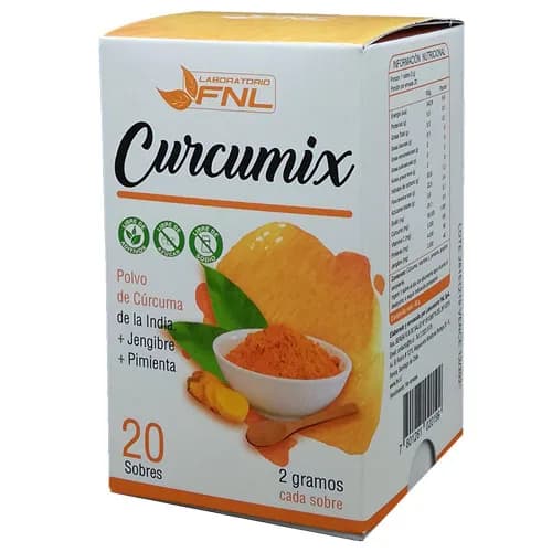 Cúrcuma en Polvo Curcumix 20 sobres de 2 gr c/u
